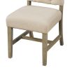 TREXM Functional Furniture Retro Style Dining Table Set with Extendable Table and 4 Upholstered Chairs for Dining Room and Living Room(Natural Wood Wa