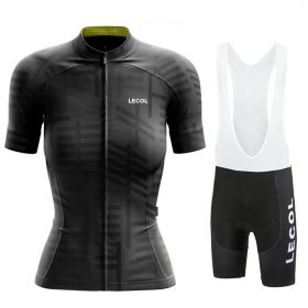 Summer Short-Sleeved Suspenders Cycling Jersey Suit Mountain Biking Road Team (Option: 2 Style-L)