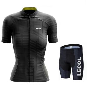 Summer Short-Sleeved Suspenders Cycling Jersey Suit Mountain Biking Road Team (Option: 3 Style-M)
