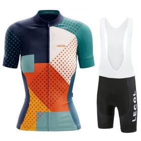 Summer Short-Sleeved Suspenders Cycling Jersey Suit Mountain Biking Road Team (Option: 11 Style-M)