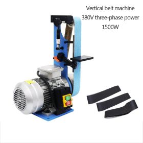 Small Vertical Sanding Belt Machine Electric Burr Woodworking Grinding Polishing Machine Knife Sharpening Tool (Option: 915A 380V-AU)